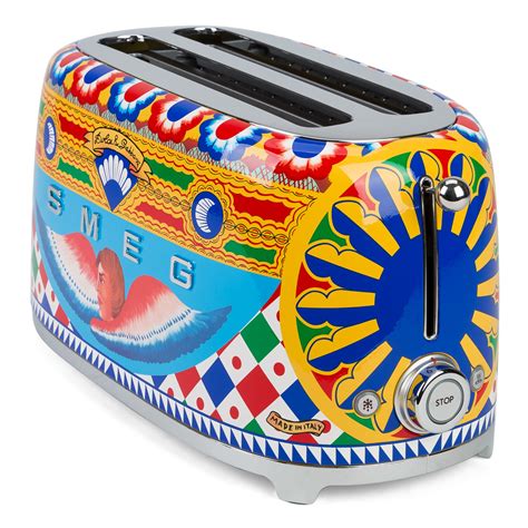 dolce gabbana fridge smeg|dolce and gabbana SMEG toaster.